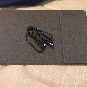 Wireless charging phone and mouse pad